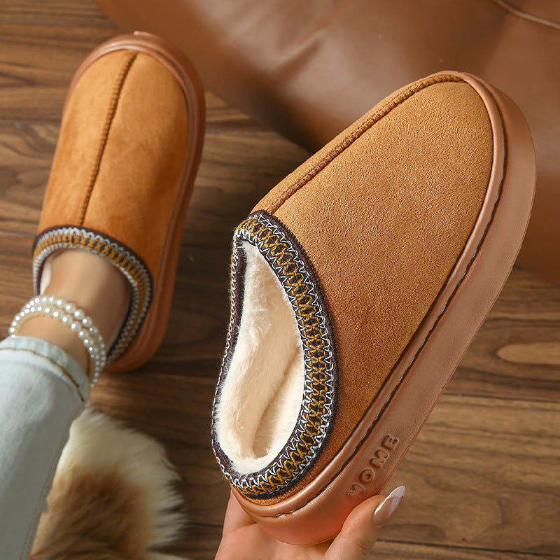 Suede Home Slippers