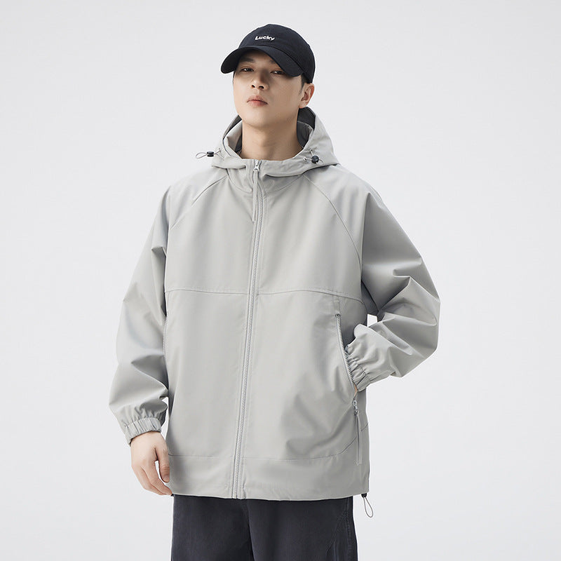Mens Corduroy Hooded Jacket