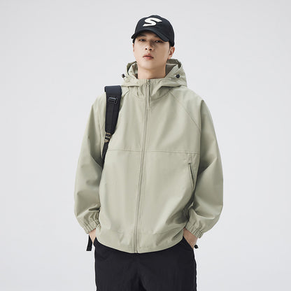 Mens Corduroy Hooded Jacket