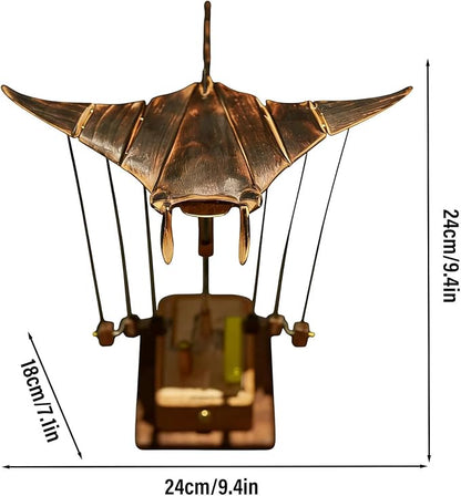 Handcrafted Wooden Manta Ray