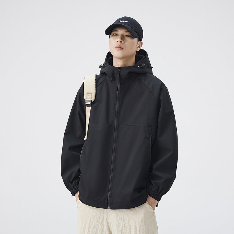 Mens Corduroy Hooded Jacket