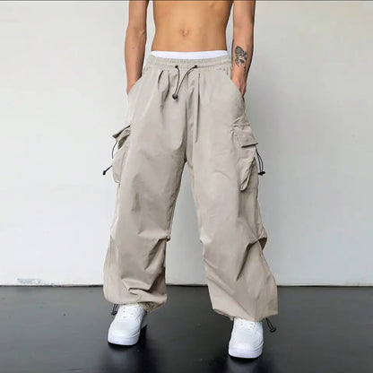 Men's High-Waisted Cargo Pants