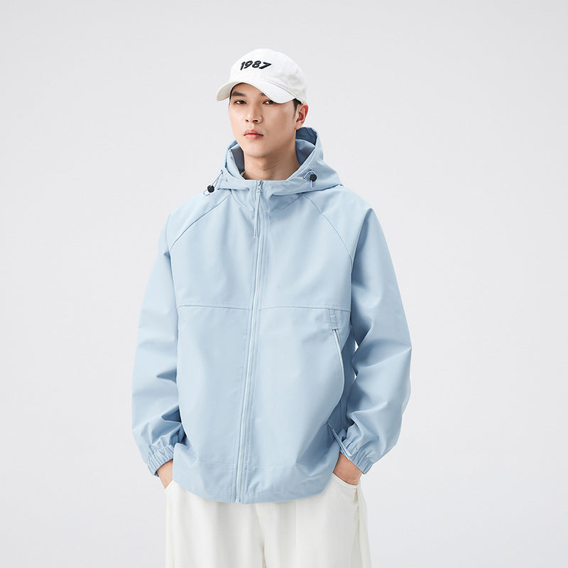 Mens Corduroy Hooded Jacket