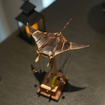 Handcrafted Wooden Manta Ray
