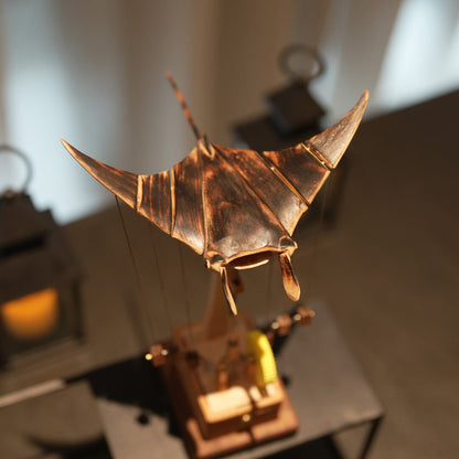 Handcrafted Wooden Manta Ray