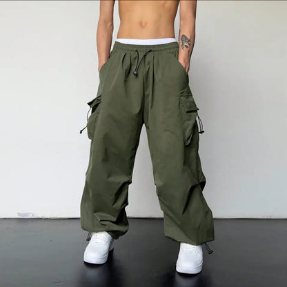 Men's High-Waisted Cargo Pants
